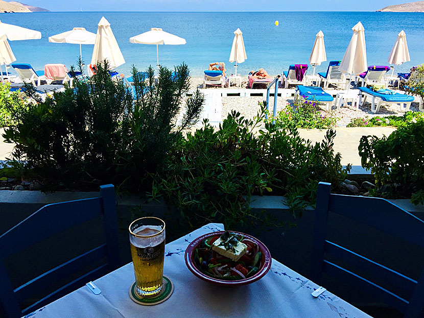 Goda luncher på Armenon Seaside Restaurant.